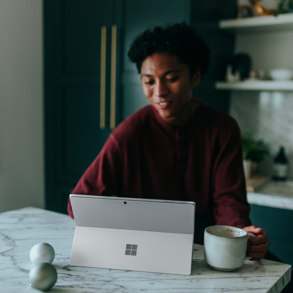 Man on laptop