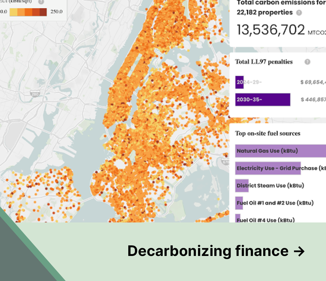 Decarbonizing finance - Urban Green Council