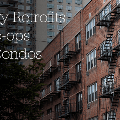 Energy retrofits co-ops condos